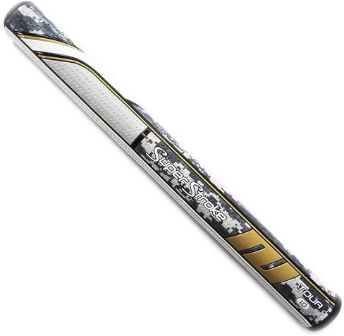 SuperStroke Traxion Tour Golf Putter Grip, Tiff/Gray/White (Tour 1.0) | Advanced Surface Texture That Improves Feedback and Tack | Minimize Grip Pressure with a Unique Parallel Design in Kuwait