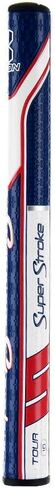 SuperStroke Traxion Tour Golf Putter Grip, Tiff/Gray/White (Tour 1.0) | Advanced Surface Texture That Improves Feedback and Tack | Minimize Grip Pressure with a Unique Parallel Design in Kuwait