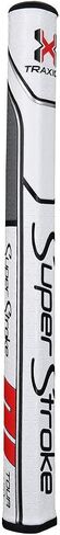 SuperStroke Traxion Tour Golf Putter Grip, Tiff/Gray/White (Tour 1.0) | Advanced Surface Texture That Improves Feedback and Tack | Minimize Grip Pressure with a Unique Parallel Design in Kuwait