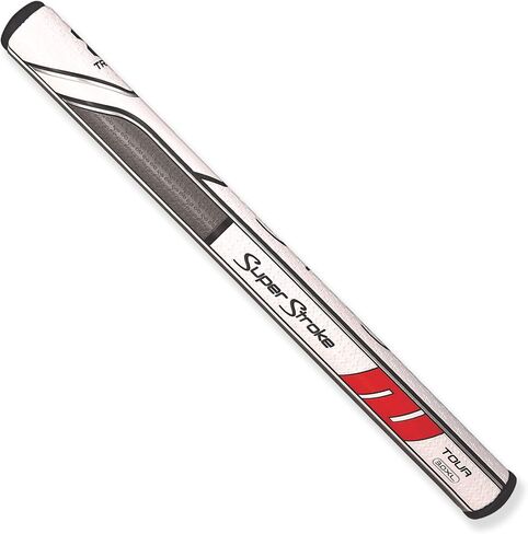 SuperStroke Traxion Tour Golf Putter Grip, Tiff/Gray/White (Tour 1.0) | Advanced Surface Texture That Improves Feedback and Tack | Minimize Grip Pressure with a Unique Parallel Design in Kuwait