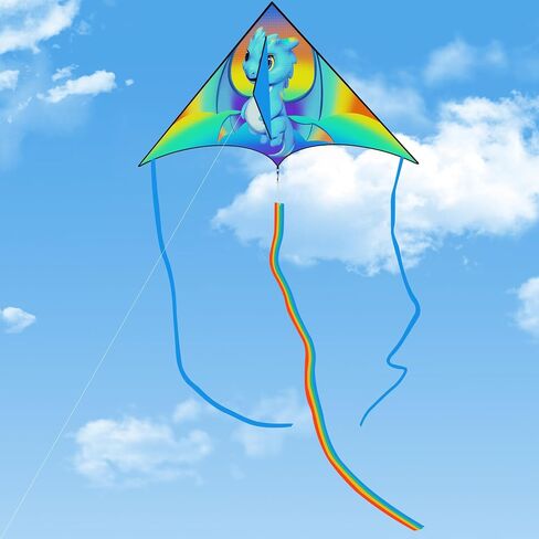 Kites for Kids Ages 4-8 & 8-12，Large Delta Kites for Adults, Beach Kite, Kids Kites Easy to Fly, Best Kites for Boys and Girls, Perfect for Beginners, Gifts for Holiday Easter Festival (Eagle Flag) in Saudi Arabia
