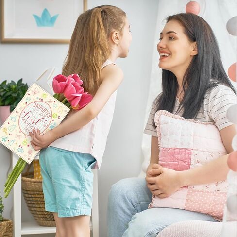 هدايا عيد الأم السعيد للابنة ، بطاقة عيد الأم اللطيفة الأولى للأم الجديدة ، أفكار بطاقة عيد الأم الابنة الحلوة in Kuwait