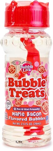 Maple Bacon (2.5 Fl Oz, Pack of 1), Edible Bubbles for Kids and Dogs, Premium Natural Flavored Bubble Solution, and Refillable Bubble Solution in Saudi Arabia