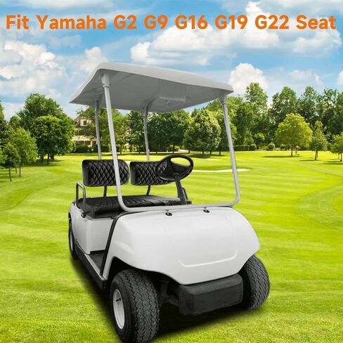 Golf Cart Seat Covers EZGO RXV,Grand Appearance, Easy Installation, Durable Quality, New Appearance,Golf Cart Seat Covers Fit RXV Front Seat,2 Convenient Pockets in Kuwait