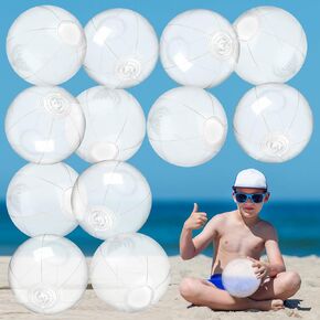 12 PCS MINI CLEAR CLEAR CLORS BEATH BULK 5 بوصة PVC BEATH BEATH BEATH SUMPLE