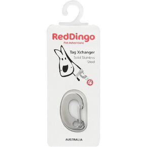 Tag Dingo Red Tag XChanger - كبير - فضية