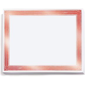 PaperDirect Silver on White Elite Pecurity Complety ، 8½ x11 ، Foil Excents ، 50 Count ، Perficates and Awards Paper ، for School ، Work ، Diblomas & Award Complections