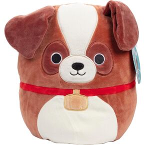 Squishmallows 10 "Sassafras The St. Bernard Dog - Kellytoy Plush المرخص رسميًا - لعبة حيوانية ناعمة ومحشوة بالجرو - أضف إلى فريقك - هدية للأطفال والفتيات والفتيان - 10 بوصة