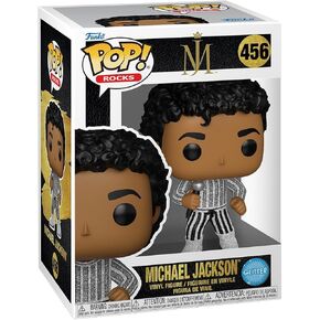 Funko Pop Rocks: MJ - Michael Jackson - Rock With You - Glitter - Finyl Figure - فكرة هدية - البضائع الرسمية - ألعاب للأطفال والكبار - عشاق الرسوم المتحركة/الرسوم المتحركة