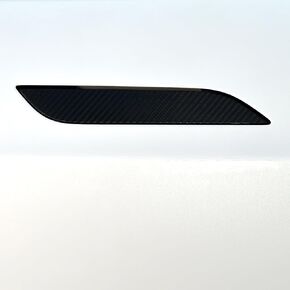TWRAPS Door Handles Vinyl Wrap Kit for Tesla Model X 2017-2025 Carbon Fiber - Color Pop Chrome Delete, Exterior Styling Accessories