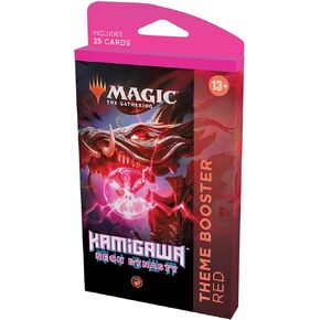 Magic the Gathering - Kamigawa Red تحت عنوان الداعم - سلالة النيون (35 بطاقة) | اللغة الإنجليزية ، متعددة الألوان