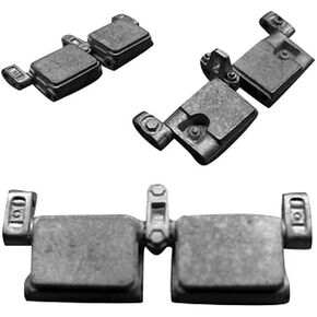 Warp United 1/35 Workable Metal Track Links: US M1A1 M1A2 Abrams Tank Model Kit