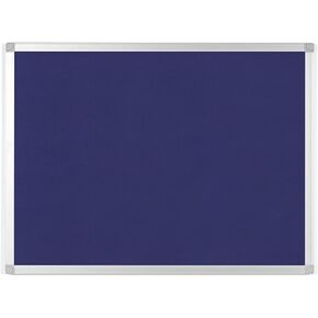 Mastervision Ayda Wall Mount Push Pin Bulletin Board, 18" x 24", Gray Felt, Aluminum Frame, for Home or Office