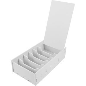 Coin Box Holder Cash Money Storage Stand Stand Towner Compartment Storage Tray Currency حتى حامل سطح المكتب أموال صينية سطح المكتب منظم حاويات الهاتف تخزين الفصول الدراسية