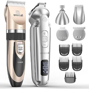 Oneisall Dog Clippers و Paw Trimmer مع ضوضاء منخفضة