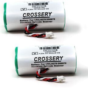 Replacement Battery for Motorola Symbol Scanner - Compatible with Symbol LS4278 LS-4278 LS4278-M LI4278 DS6878 82-67705-01 BTRY-LS42RAAOE-01 Bluetooth BarCode Scanner Rechargeable Battery - 2-Pack