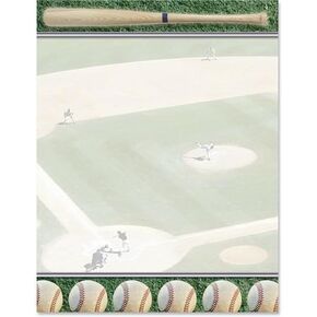 PaperDirect Ultimate Sports Stationery, Letters, Cards, Invites, Border Papers, Letterhead 8.5 x 11, 25 sheets, Elegant Premium Writing Paper, Decorative Printer Paper