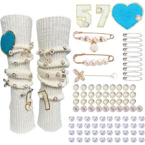 100pcs سحر الجوارب غير المرغوب فيه مجموعة السحر السحر المجوهرات سحر الشريحة سحر الدبوس لملحقات جورب (طراز 3)