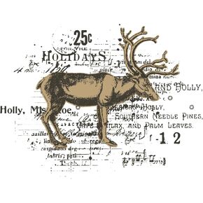 Sizzix Clear Stamp W/Framelit Die Reindeer Mix Cluster بحلول 49 وسوق