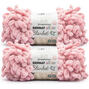 Bernat alize blanket Hedge Green Varg Yarn - 2 Pack of 180g/6.4 Oz - 100 ٪ Polyester - #7 Jumbo - 18 ياردة - الحياكة/الكروشيه