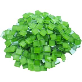 1.1 رطل بلاط الفسيفساء البلوري المربع ، 0.39 بوصة ، زجاج قزحية والبلور ، DIY ، الحمام ، المطبخ ، غرفة المعيشة ، ديكور الشرفة (أحمر قزحية) in Kuwait