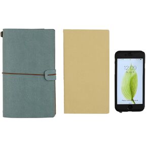 دفتر Voyager القابل لإعادة الملء - Light Blue (Journal's Journal ، Planner ، دفتر ملاحظات)