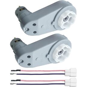 Wumzij 2pcs 24 Volt RS775 Kids Ride On Car Gearbox ، 18V-24V Kids Electric Car Gear Box