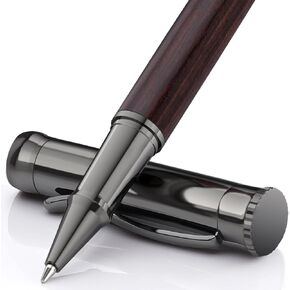 Wemate Wood Rollerball Pen وضع علبة قلم رصاص كبيرة