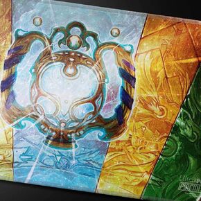 Ultra Pro - Aetherdrift the Aetherspark Holofoil Playmat for Magic: The Gathering ، استخدام Mousepad ، Desk Mat ، يحمي بطاقات MTG أثناء اللعب ، ألعاب TCG Trading Card