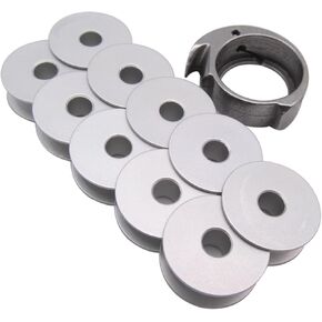 CKPSMS العلامة التجارية - HOK HOOK#8603 & BOBBINS#8604 متوافق مع المغني 29-1 ، 29K71 ، 29K73 ، 29K171 ، 29U171A ، 29U173A (8603 1PCS+8604 10pcs)