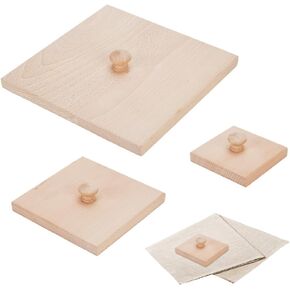 nbeads 3pcs خدد الخشب الصلب clapper ، مربعة مربعة clapper clappers الأدوات خياطة seam لوحات seam لخياطة الأقمشة والضغط على نقطة