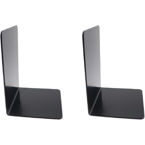 2PCS L شكل كتاب Riser Hight Dick Metal Book Book Riser Divider Book Magazine Magazine Magazine Magazine حامل سطح المكتب حامل الكتاب الثابت للكتب ملفات الكمبيوتر المحمول الأسود