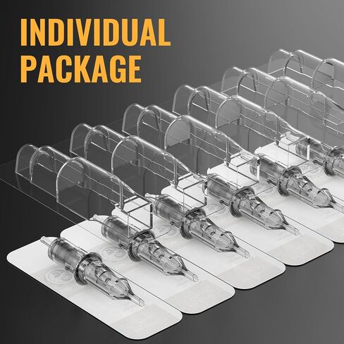 Wormhole Tattoo Cartridge Needles 50pcs Assorted Tattoo Needle Cartridges Round Liner Mixed 3RL 5RL 7RL 9RL 11RL (50pcs #10 Standard RL) in Saudi Arabia