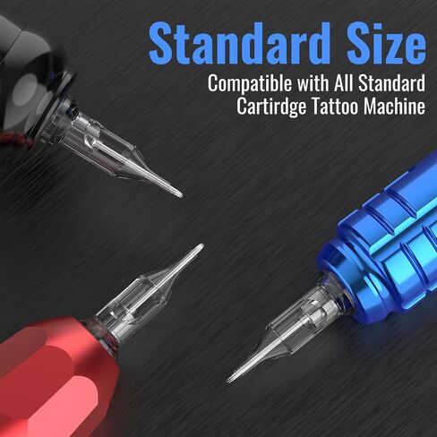 Wormhole Tattoo Cartridge Needles 50pcs Assorted Tattoo Needle Cartridges Round Liner Mixed 3RL 5RL 7RL 9RL 11RL (50pcs #10 Standard RL) in Saudi Arabia