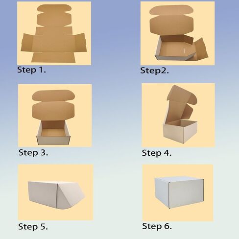 11 x 8 x 4 inch Shipping Boxes Set of 20， White Corrugated Cardboard Box Mailer Boxes for Packaging Small Business Shipping，Mailing Boxes Bulk for Birthday Wedding Party Book Literature Gift Giving in Saudi Arabia