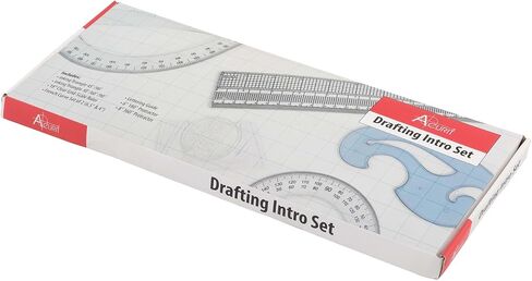 مجموعة مقدمة صياغة Acurit من 8 - أدوات الصياغة الاحترافية للمهندسين المعماريين والفنانين: تتضمن مثلثات ، حاكم على نطاق الشبكة ، دليل الحروف ، المنحنيات الطويلة والمنحنيات الفرنسية - مجموعة الصياغة in Kuwait