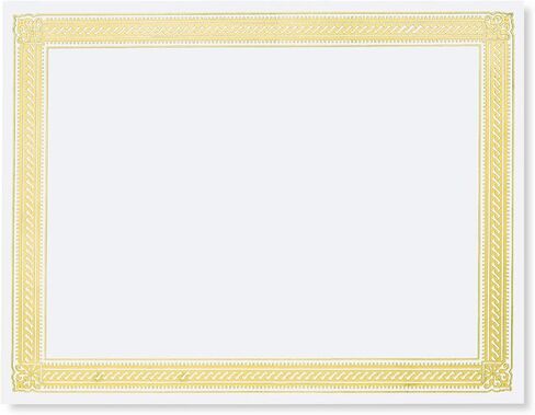 PaperDirect Silver on White Elite Specialty Certificates, 8½ x11, Foil Accents, 50 Count, Certificates And Awards Paper, For School, Work, Diplomas & Award Certificates in Saudi Arabia