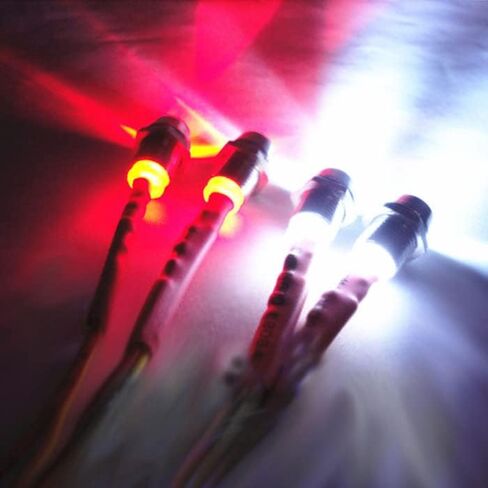 2 Sets RC 4 LED Light Kit Accessories RC Headlights/Taillight Kit for 1/10 Crawler Car Axial SCX10 D90 D110 TRX4 TRX6 Redcat Upgrades Parts in Kuwait