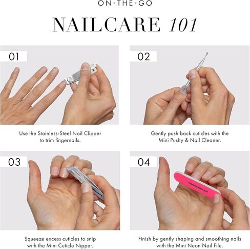 Tweezerman Mini Nail Rescue Kit, 1 EA, Multi in Saudi Arabia
