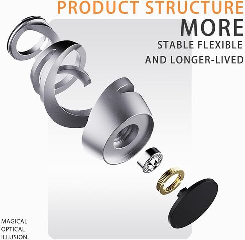 Fidget Toys, Kinetic Desk Toys for Adults, Cool Metal Gravity Resistance Desk Toys, Desktop Sensory Fidget Spinner for Stress Relief in Office, Wait and Communicate（Black-Sliver） in Saudi Arabia