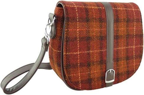 Women's Harris Tweed Beauly Shoulder Casual Bag Adjustable Strap Tartan Pattern Birthday Gift Mothr's day in Kuwait