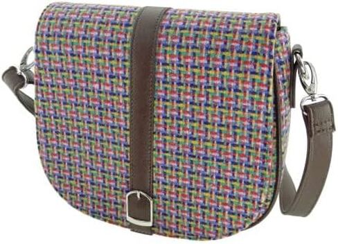 Women's Harris Tweed Beauly Shoulder Casual Bag Adjustable Strap Tartan Pattern Birthday Gift Mothr's day in Kuwait