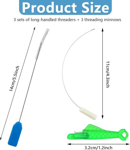 6 قطع مجموعة Threader إبرة Serger مع 3 من نوع السمكة إبرة threader ، looper threader و overlocker إبرة threadle in Kuwait