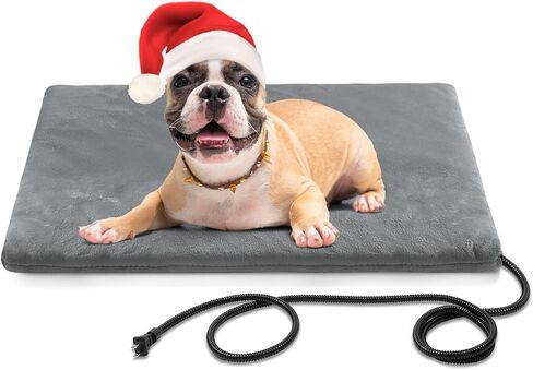 Pet Heating Pad Indoor, Waterproof for Feral Cats and Dogs, Multiple Sizes, Chew Resistant Cord, Heated Dog Bed Whelping Box (X-Large) in Saudi Arabia
