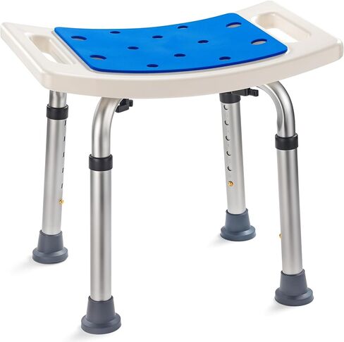 Dr. Kay’s Adjustable Bath Chair with Unique Heavy Duty Crossbar Supports, Shower Stool, Bathroom Chair, Safety Handicap Shower Chair for Inside Shower Seat, Shower Bench, 350 lb Capacity in Saudi Arabia