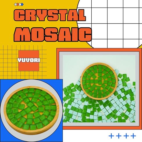 1.1 رطل بلاط الفسيفساء البلوري المربع ، 0.39 بوصة ، زجاج قزحية والبلور ، DIY ، الحمام ، المطبخ ، غرفة المعيشة ، ديكور الشرفة (أحمر قزحية) in Kuwait