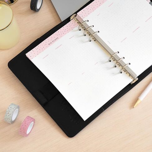 تعبئة مذكرات تقويم Filofax ، الحجم A5 ، عرض أسبوع إلى آخر ، حزمة مذكرات الحد الأدنى من الحلويات ، متعدد اللغات: خمس لغات ، 2025 (C68591-25) in Kuwait
