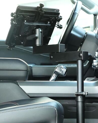 Truck Laptop Mount Fit for Toyota Tundra 2022-2024 Ford Focus 2003-2010 No-Drill Vehicle Laptop Stand Holder for Passenger Seat in Kuwait