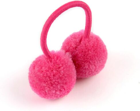 30PCS 2 Inch Baby Girls Hair Ties with Flower Bows,Soft Elastics Ponytail Holders Hair Accessories for Infants Toddlers Baby Girls (Flower color) in Saudi Arabia