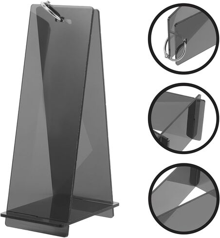 حامل تقويم الجدول الأكريليكي سوداء سطح المكتب السود in Kuwait